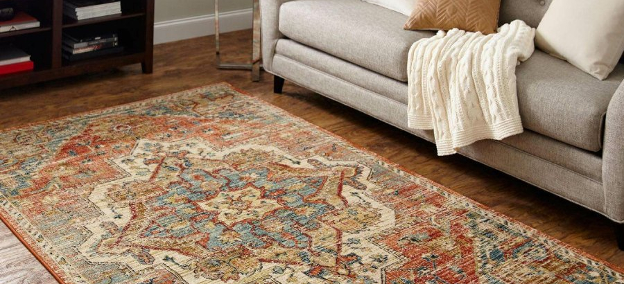 Shop area rugs to add texture, color, and personality to any living space