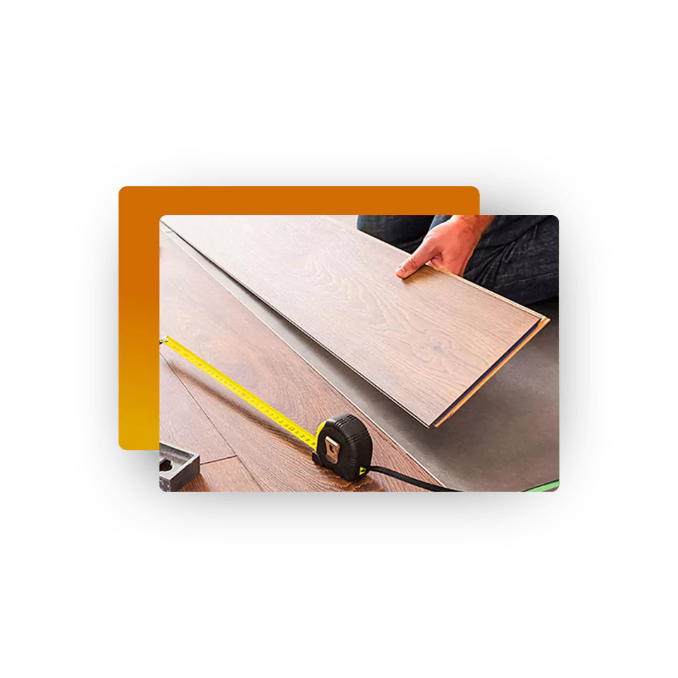 Laminate flooring installation