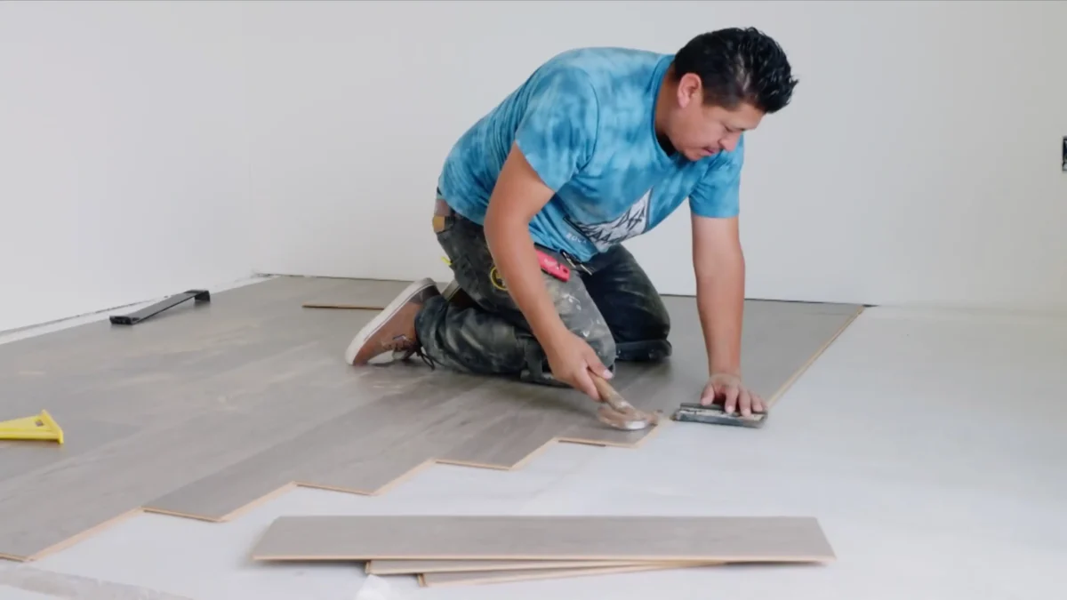 Bob’s Carpet & Flooring installation on Zombie House Flipping in Florida