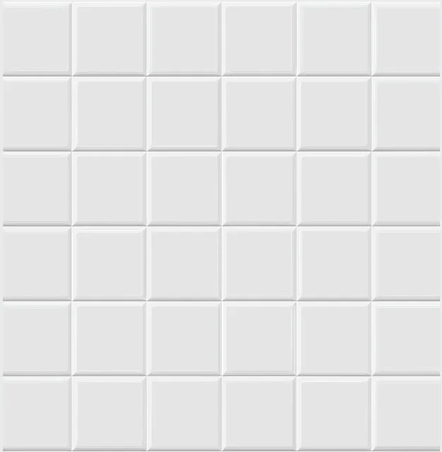 White tile & white grout
