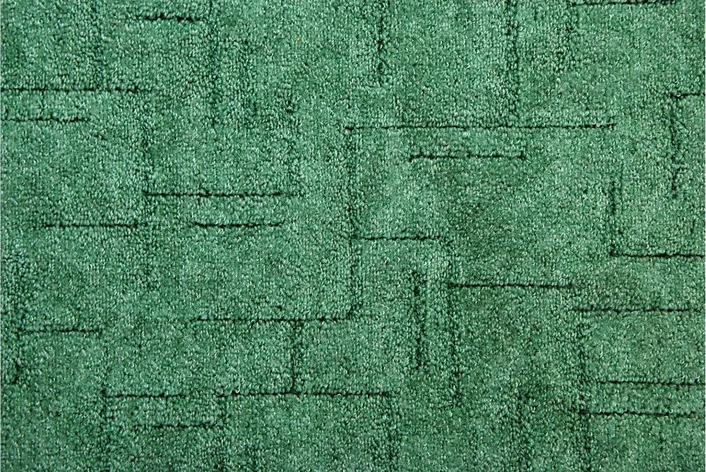 Geometrical patterned carpet