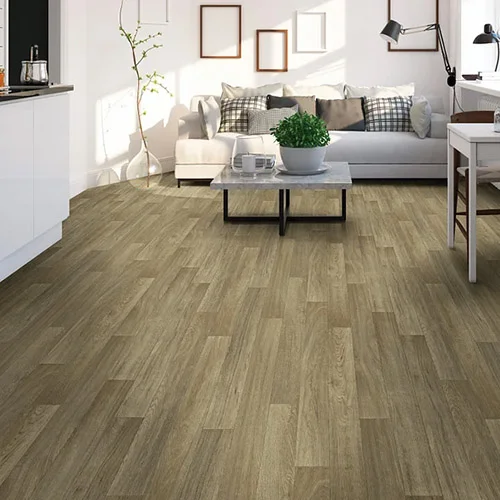 Natural light in room with luxury vinyl floors